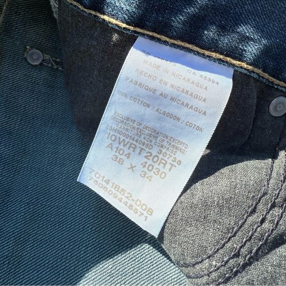 Wrangler Retro Relaxed Boot Cut Blue Jeans Cowboy Western 10WRT20RT Size 38x34 - Picture 3 of 7